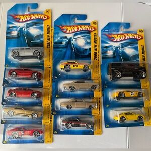Hot Wheels 2006 2007 New Models Lot Of 12 Two Duplicates Datsun Variant Charger